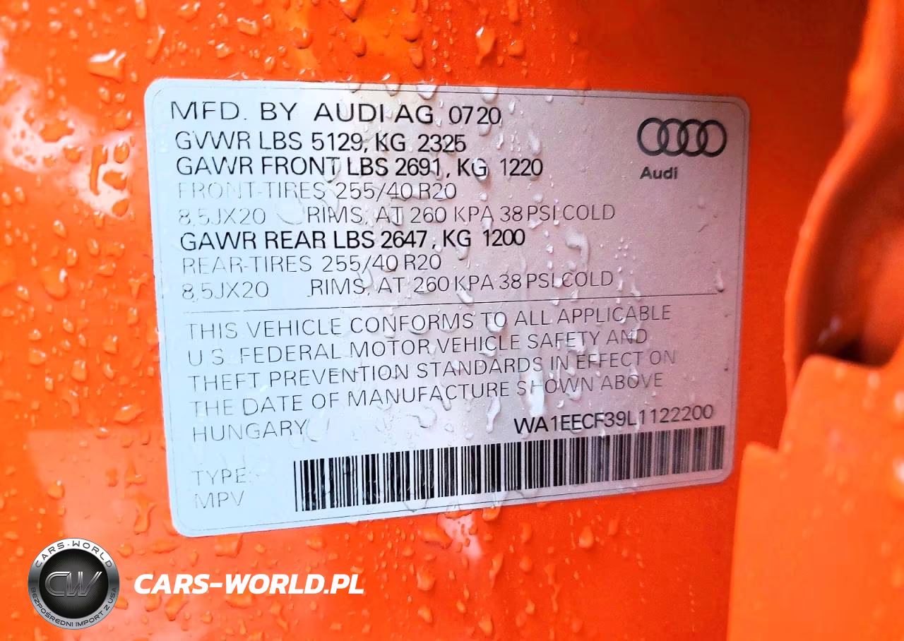 2020 Audi Q3 Premium Plus S-Line VIN:WA1EECF39L1122200 - 14