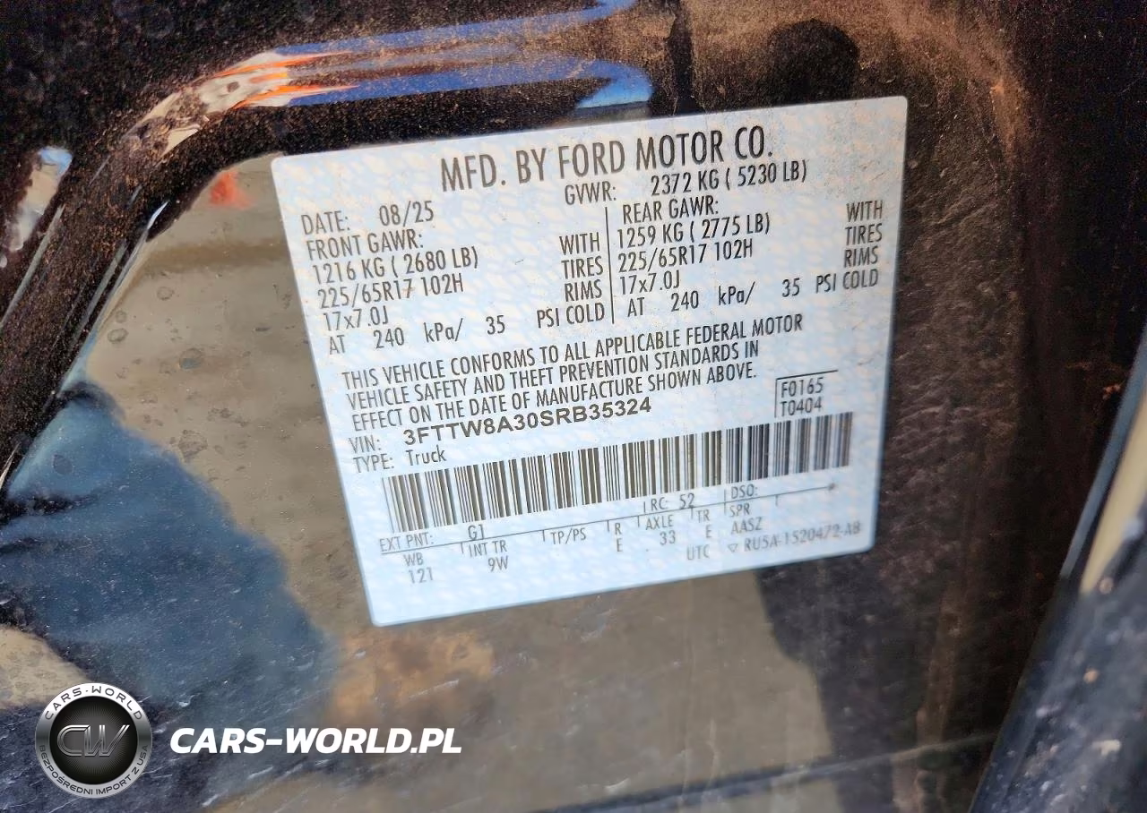 2025 Ford Maverick Xl VIN:3FTTW8A30SRB35324 - 12