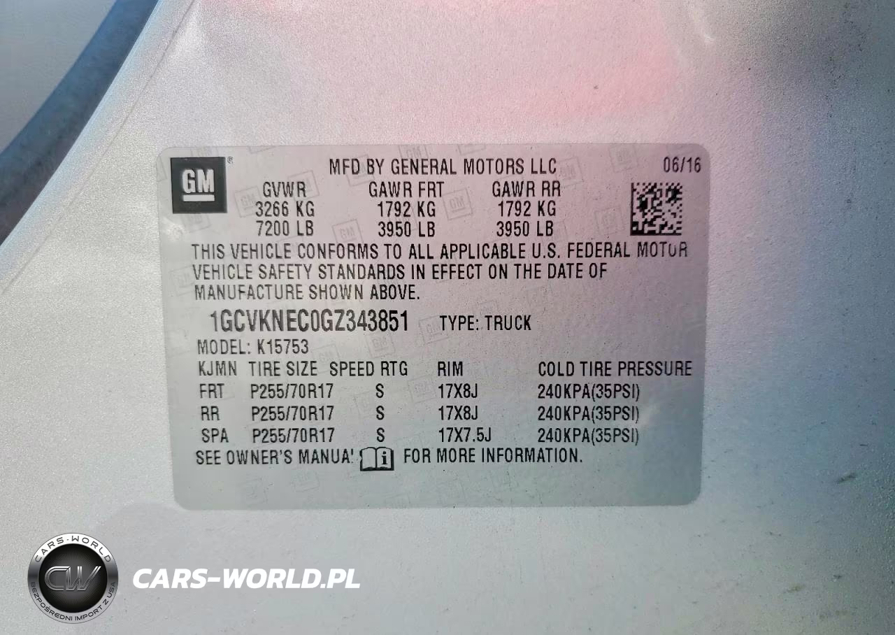 2016 Chevrolet Silverado K1500 VIN:1GCVKNEC0GZ343851 - 12