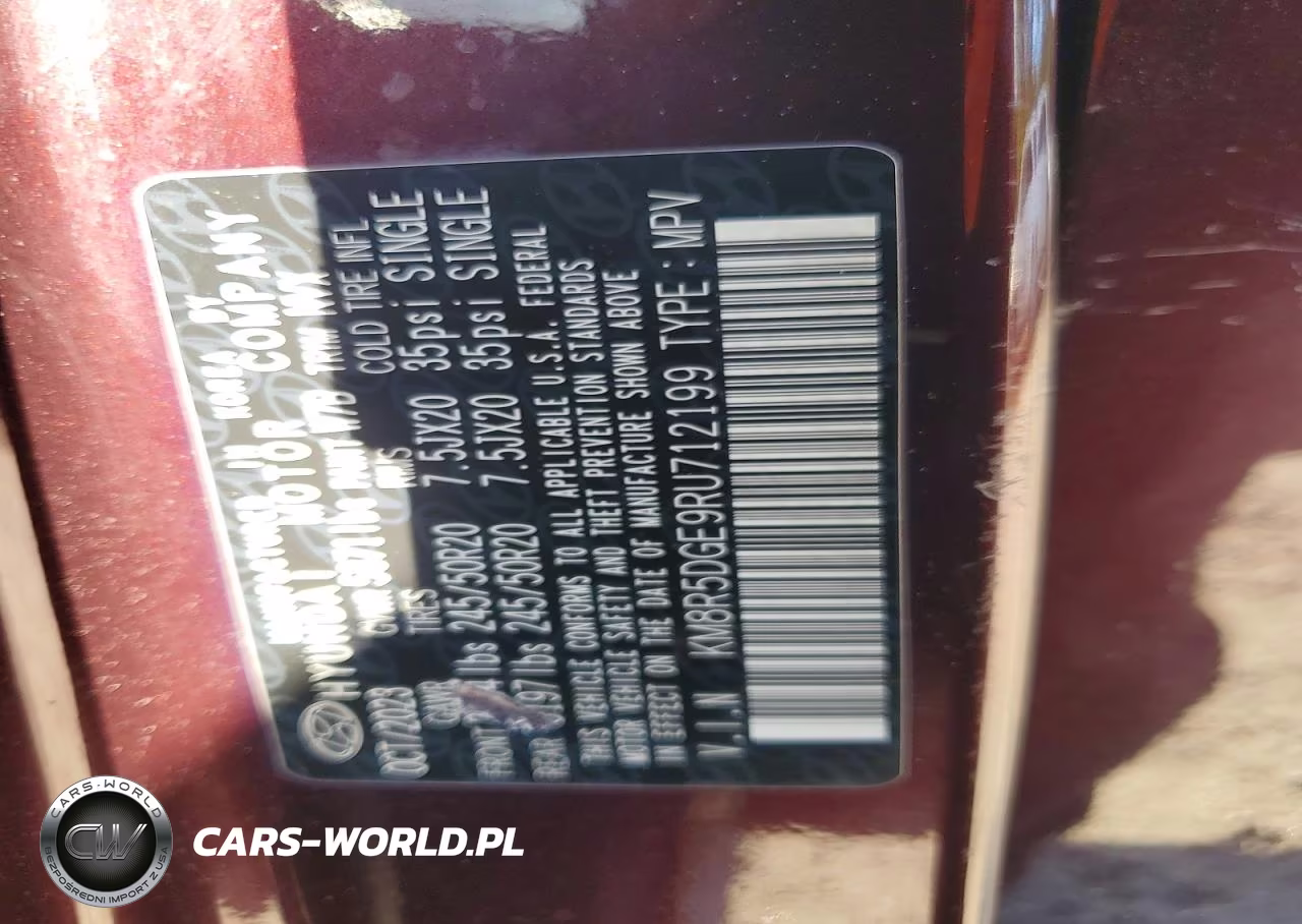 2024 Hyundai Palisade Limited VIN:KM8R5DGE9RU712199 - 14