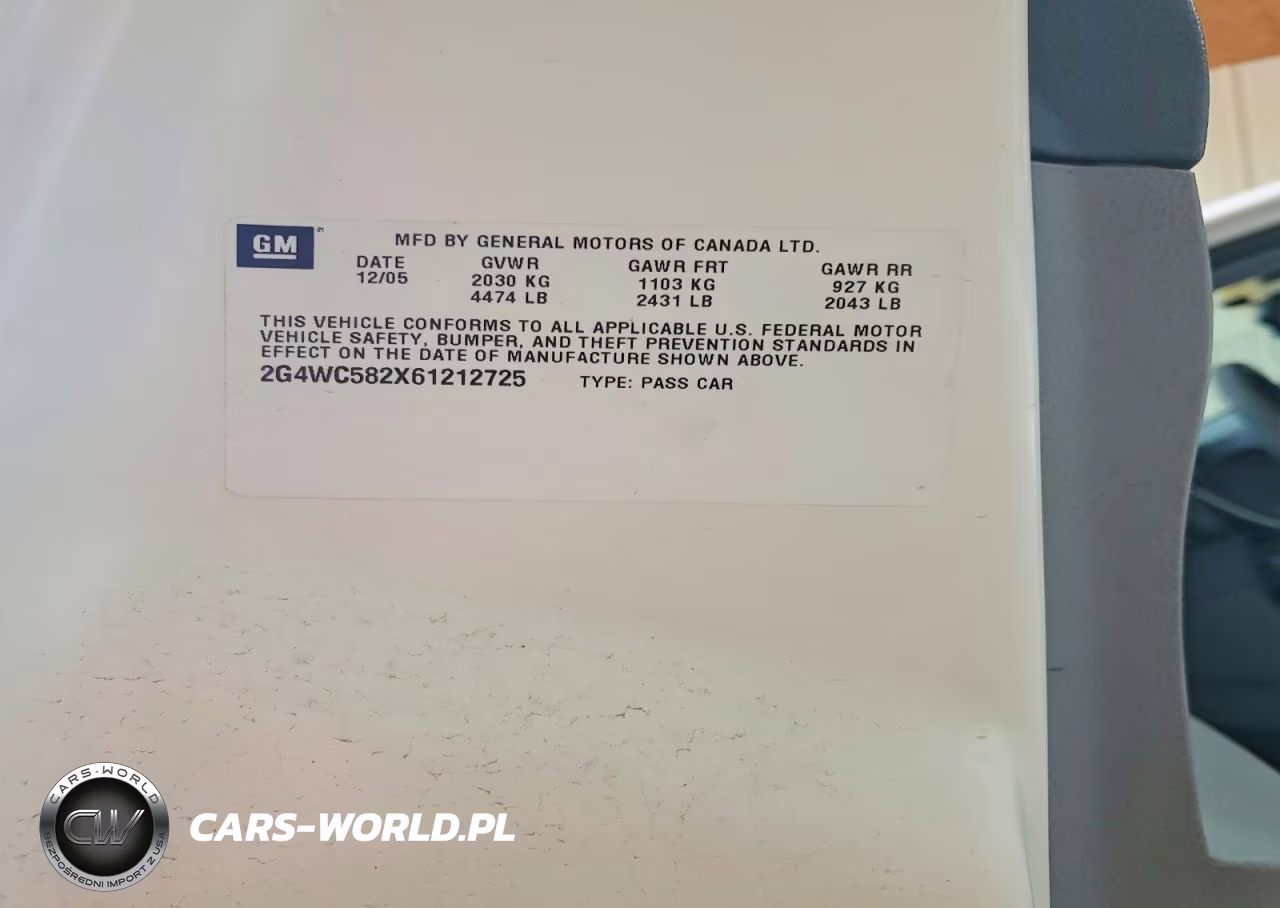 2006 Buick Lacrosse Cx VIN:2G4WC582X61212725 - 12