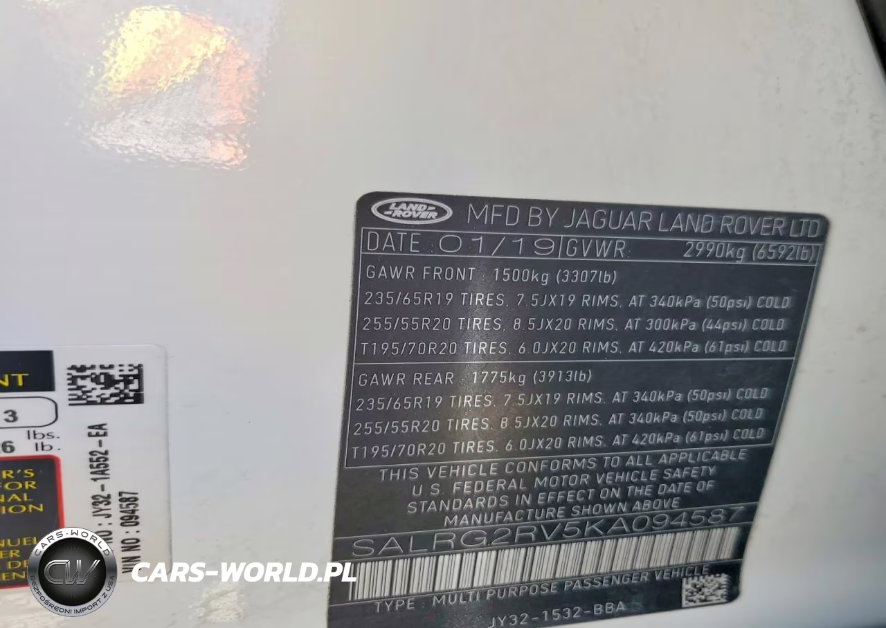 2019 Land Rover Discovery Se VIN:SALRG2RV5KA094587 - 13