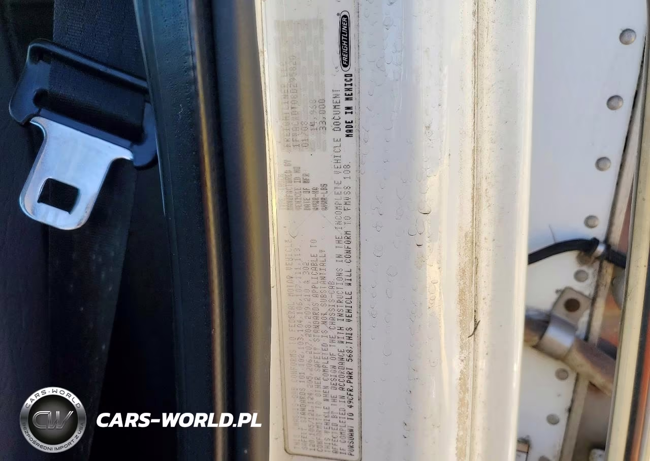 2008 Freightliner Business Class M2 Refrigerated Box Truck VIN:1FVACXDT08DZ95820 - 13