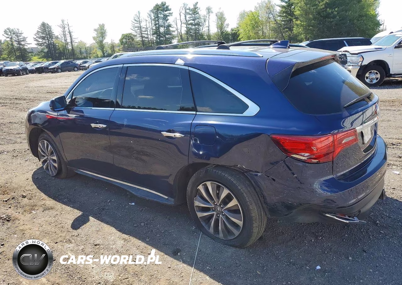 2015 Acura Mdx Technology VIN:5FRYD4H68FB019105 - 2