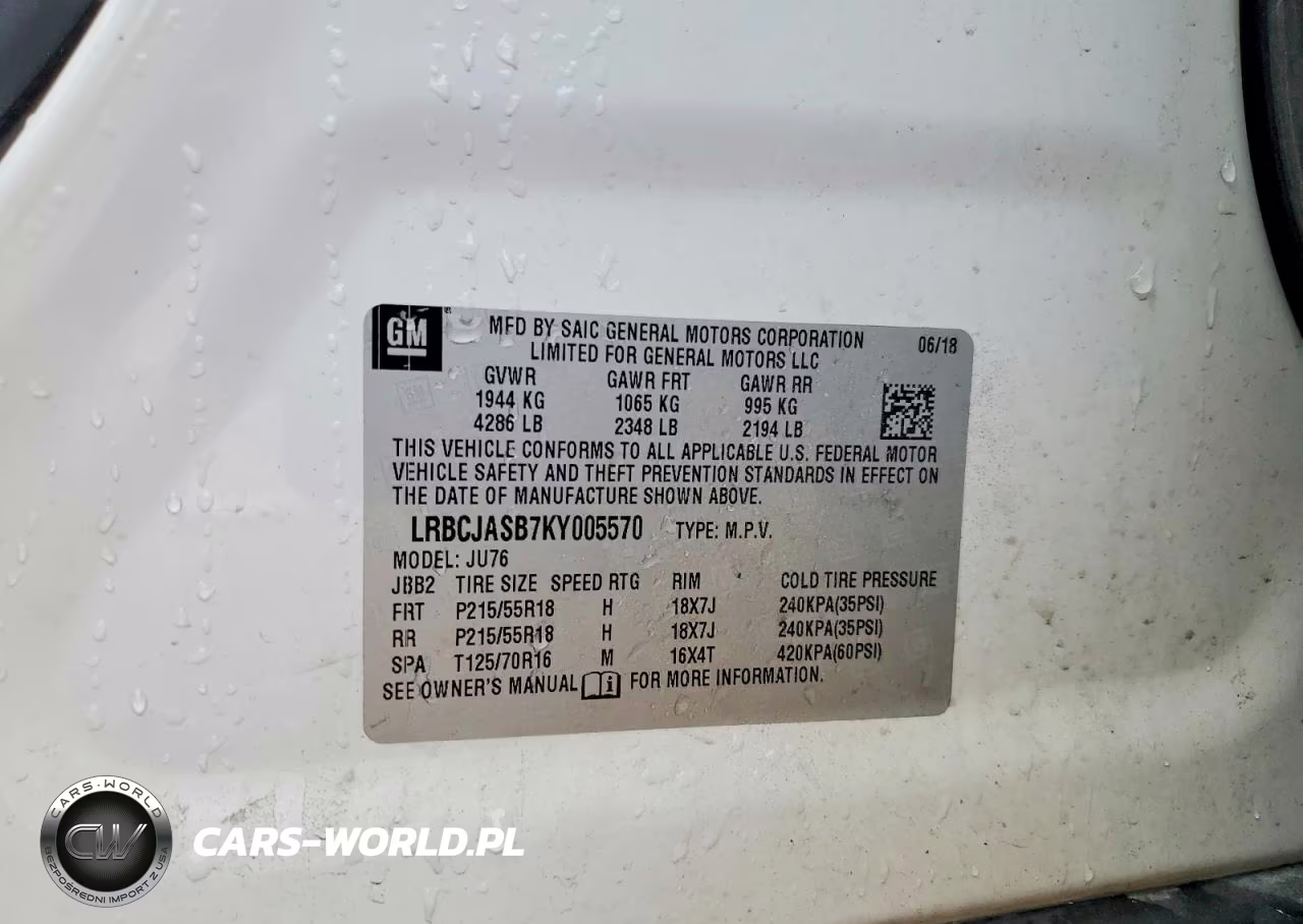 2019 Buick Encore VIN:LRBCJASB7KY005570 - 12
