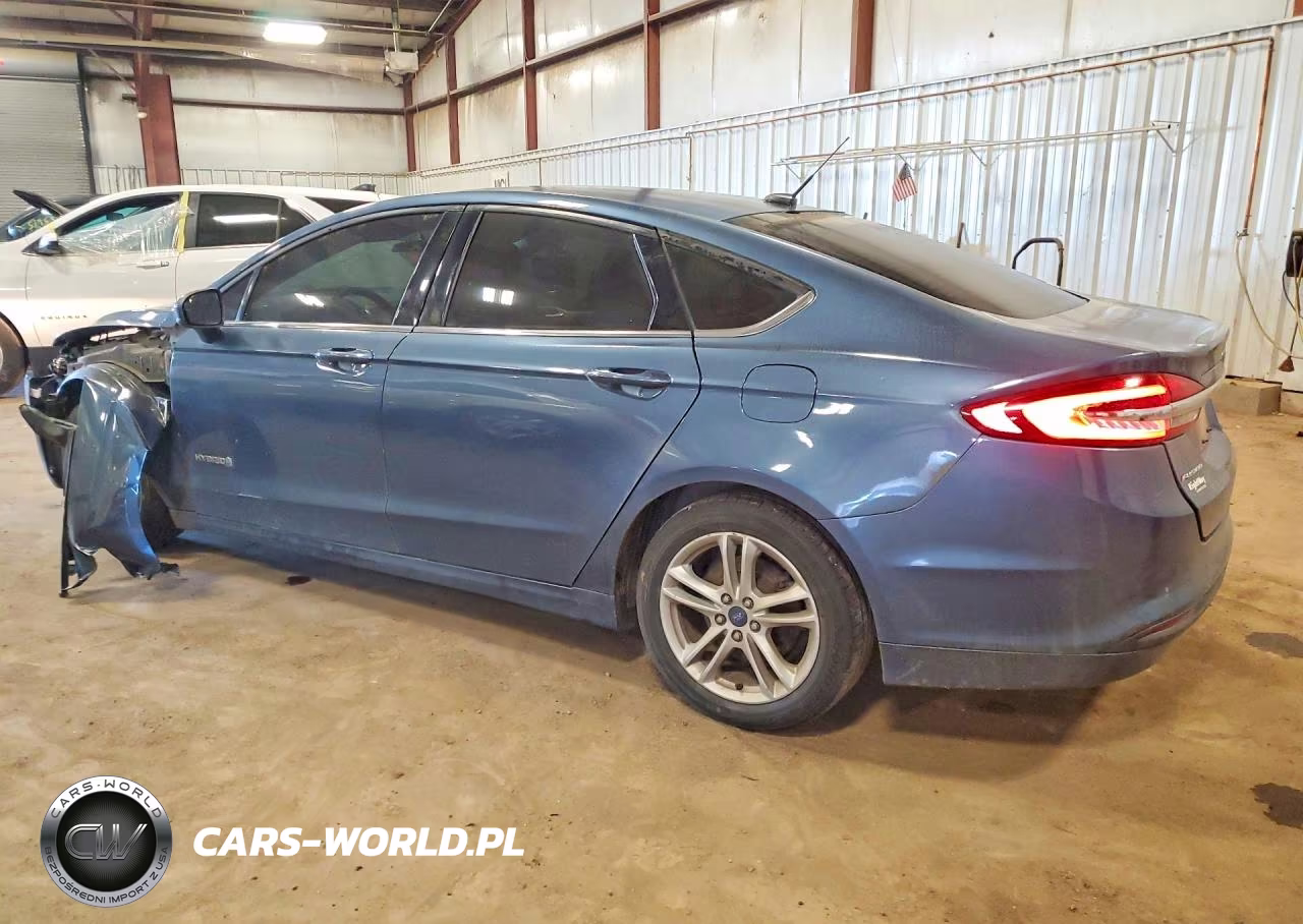 2018 Ford Fusion Se Hybrid VIN:3FA6P0LU6JR124088 - 2