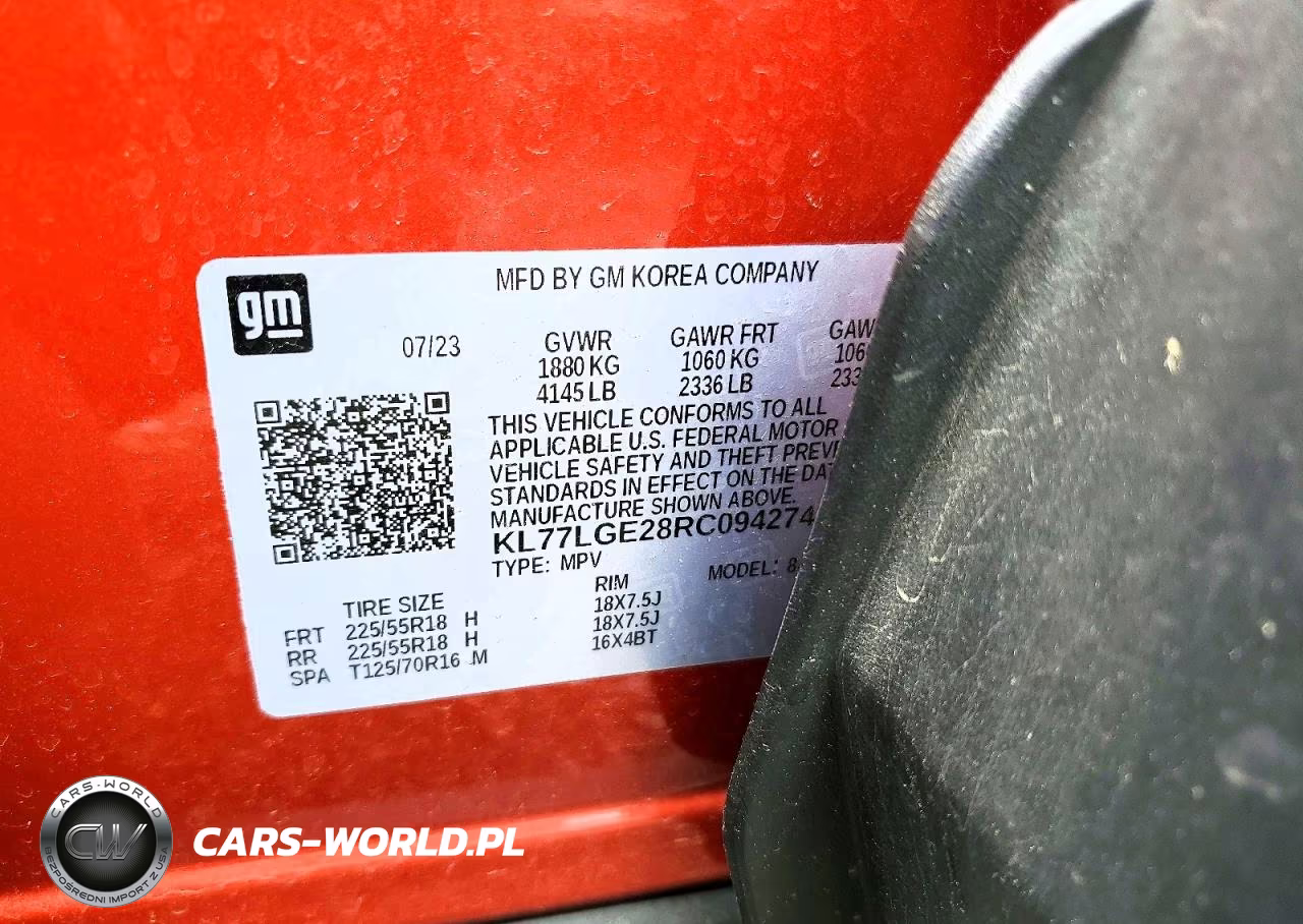 2024 Chevrolet Trax 1Rs VIN:KL77LGE28RC094274 - 12