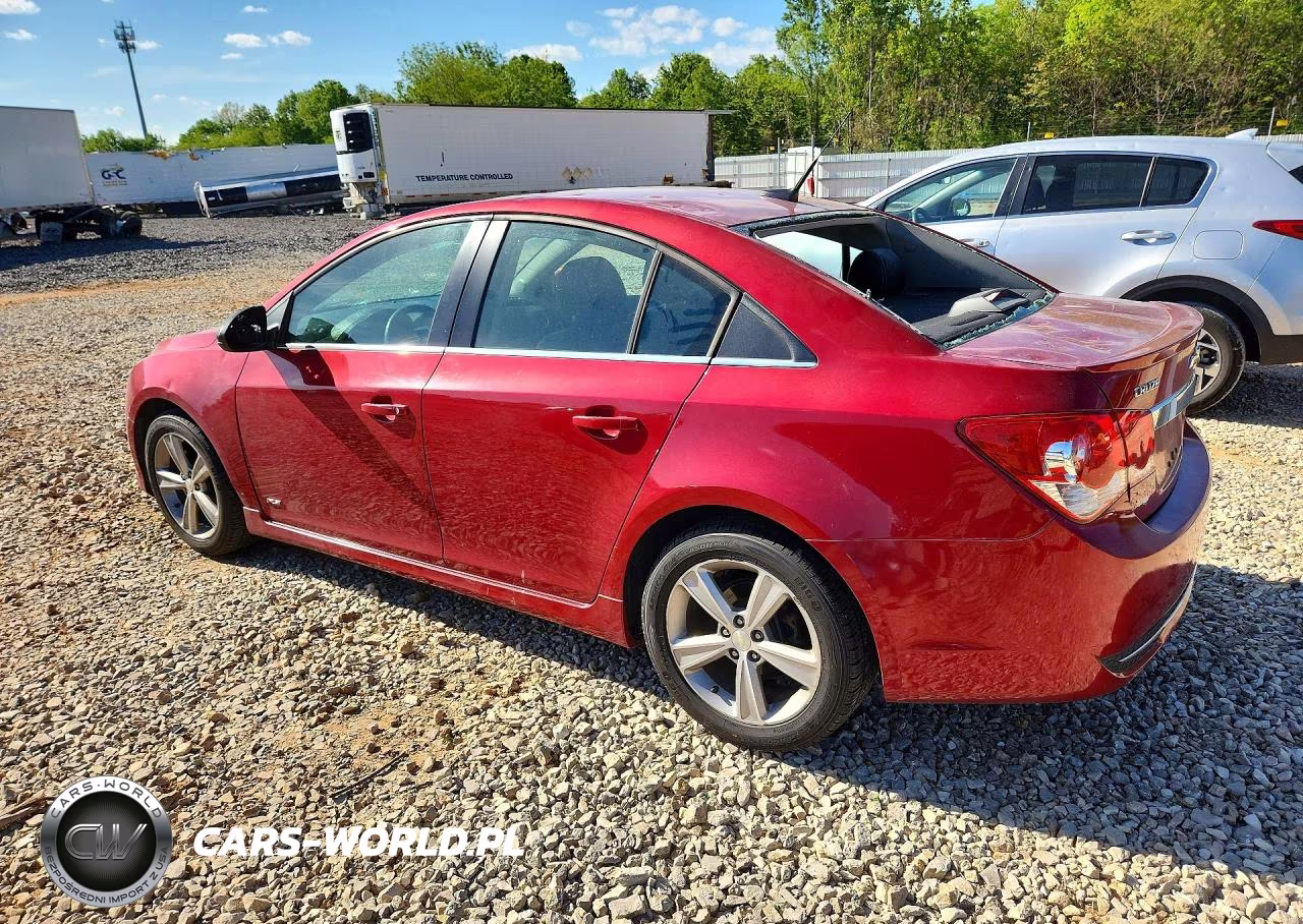 2013 Chevrolet Cruze Lt VIN:1G1PE5SB0D7109334 - 2