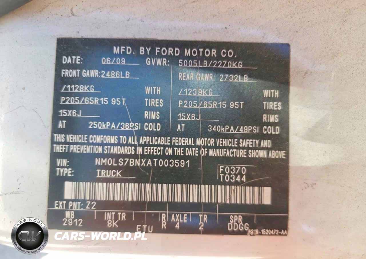2010 Ford Transit Connect Xlt VIN:NM0LS7BNXAT003591 - 13