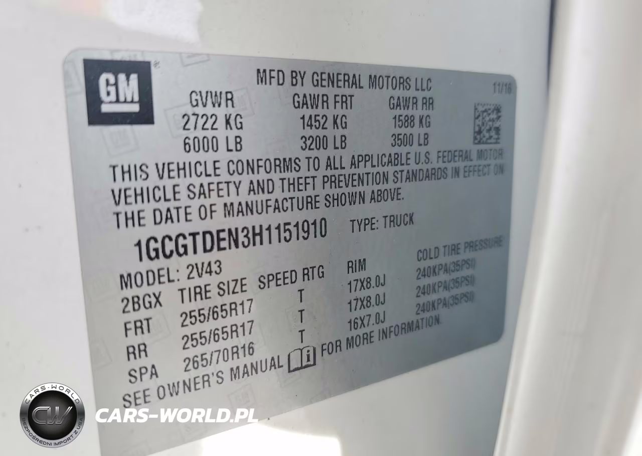 2017 Chevrolet Colorado Z71 VIN:1GCGTDEN3H1151910 - 12