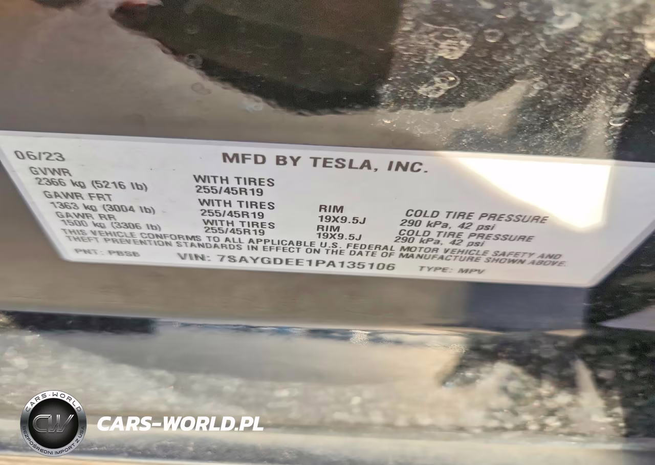 2023 Tesla Model Y VIN:7SAYGDEE1PA135106 - 12