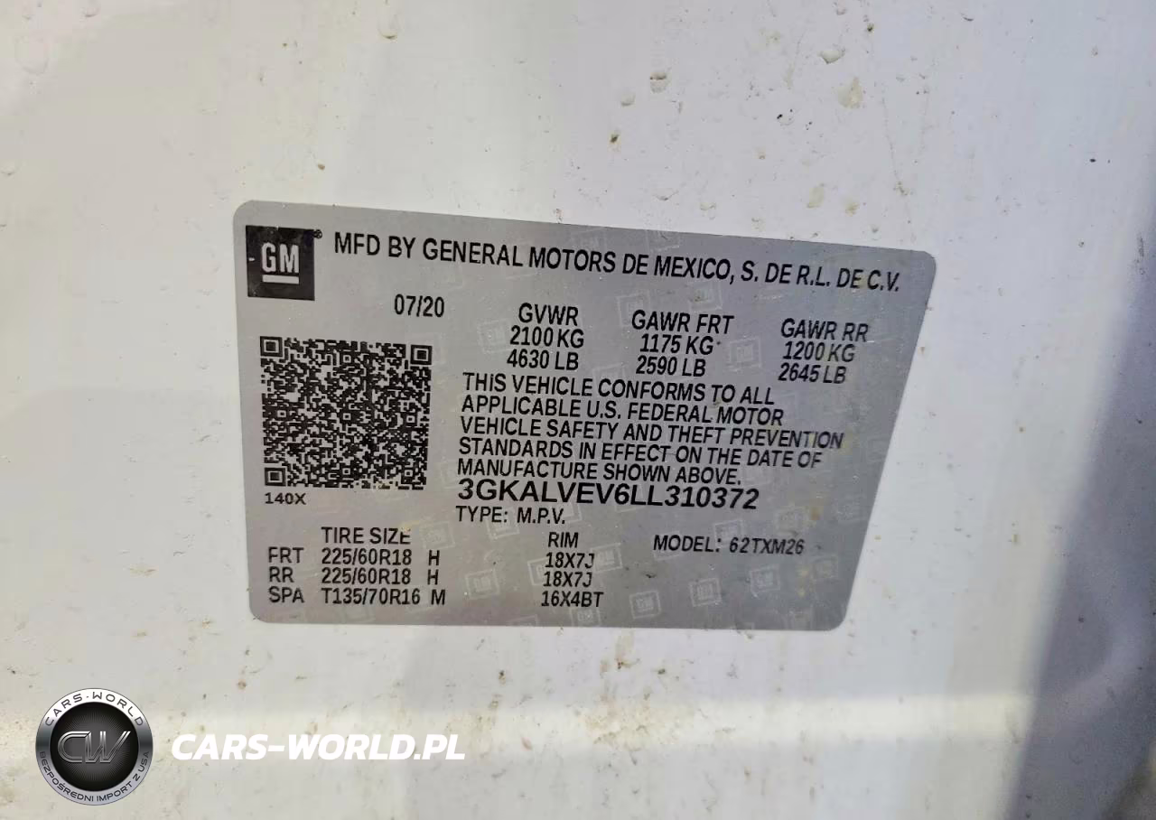 2020 GMC Terrain Slt VIN:3GKALVEV6LL310372 - 14