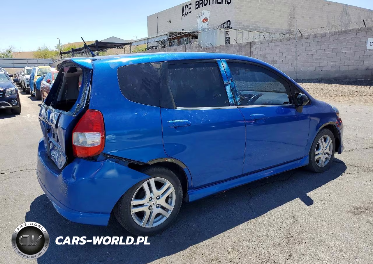 2007 HONDA FIT SPORT VIN:JHMGD38657S047762 - 3