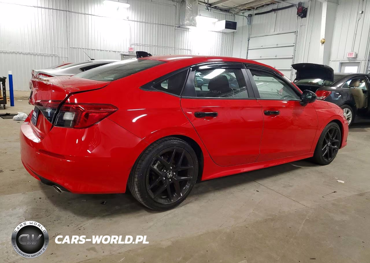 2022 Honda Civic Sport VIN:2HGFE2F53NH598616 - 3