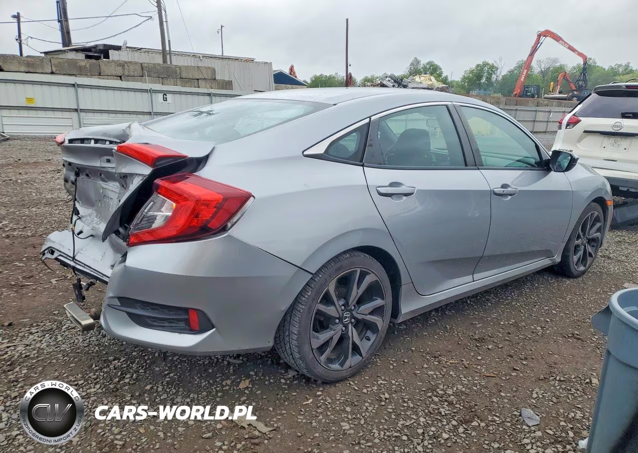 2020 Honda Civic Sport VIN:2HGFC2F85LH503146 - 3