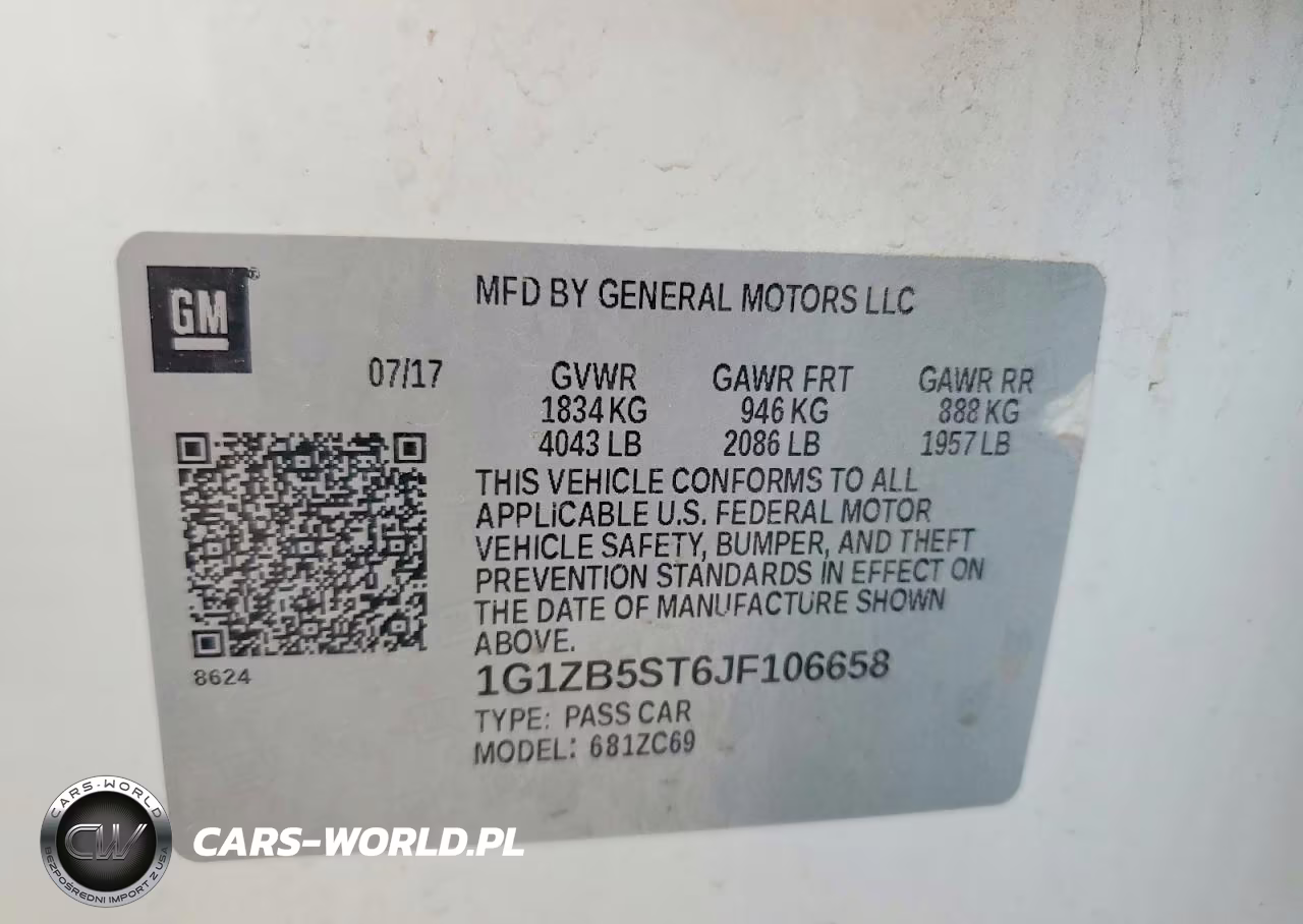 2018 Chevrolet Malibu Ls VIN:1G1ZB5ST6JF106658 - 12