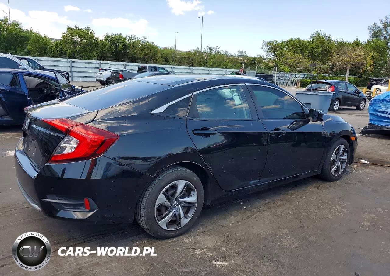 2020 Honda Civic Lx VIN:19XFC2F69LE021451 - 3