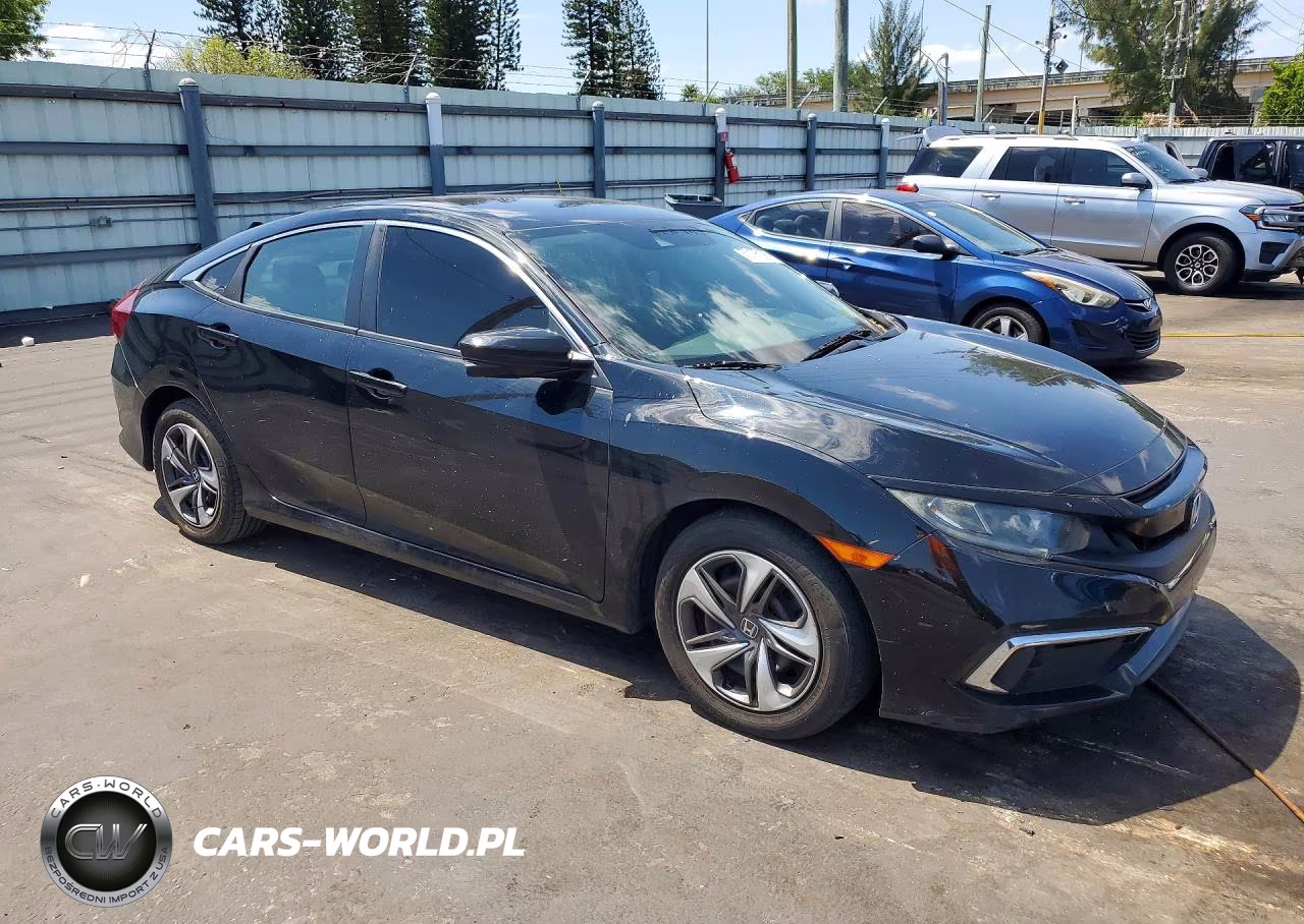 2020 Honda Civic Lx VIN:19XFC2F69LE021451 - 4