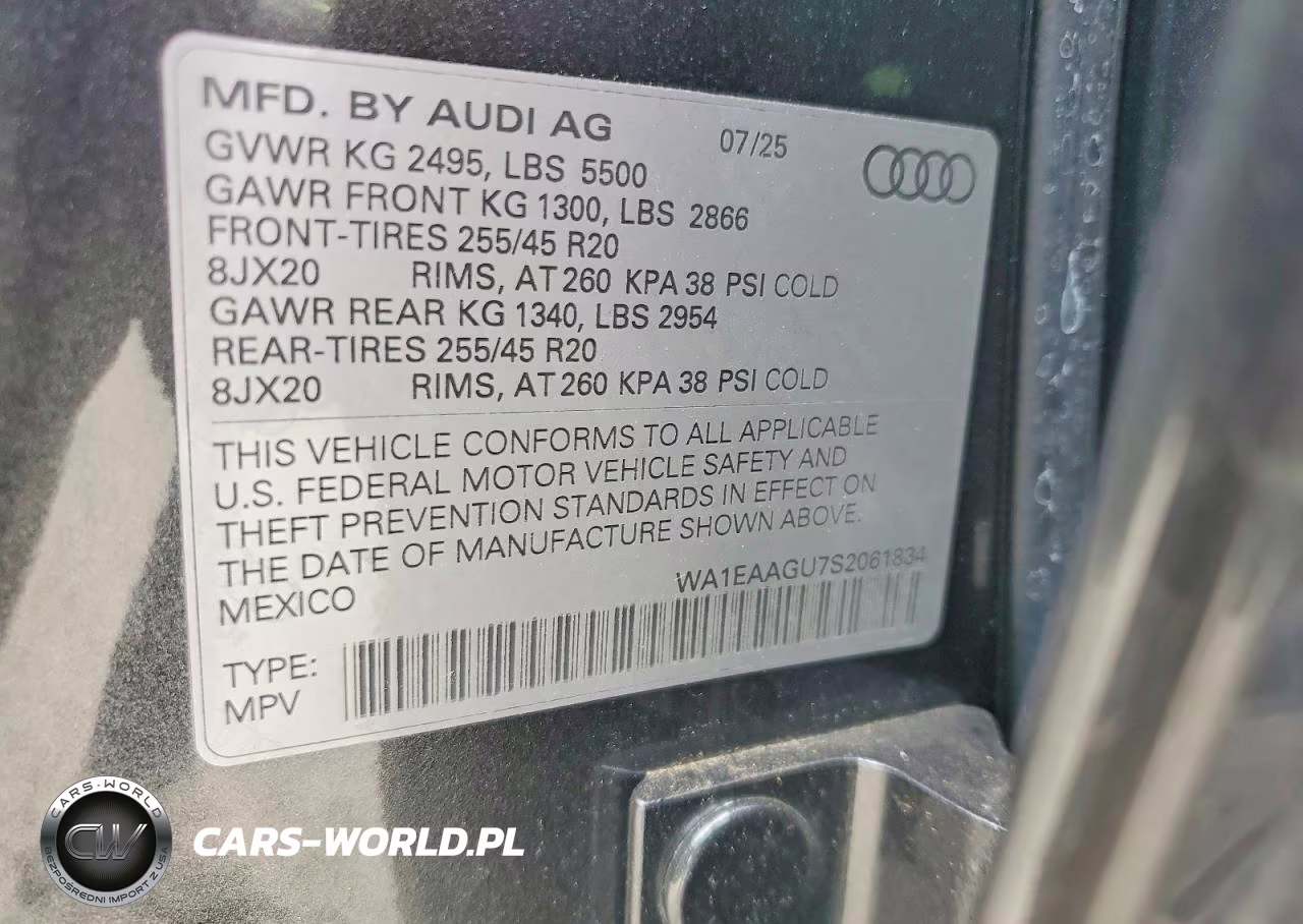 2025 Audi Q5 Sportback Premium Plus VIN:WA1EAAGU7S2061834 - 14