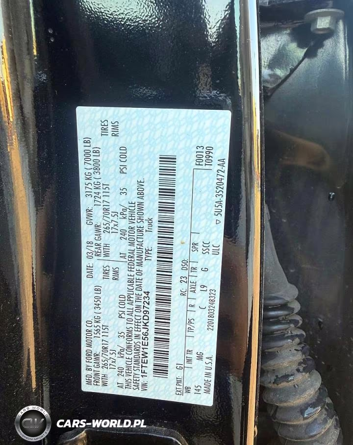 2018 Ford F150 Supercrew VIN:1FTEW1E56JKD97234 - 10