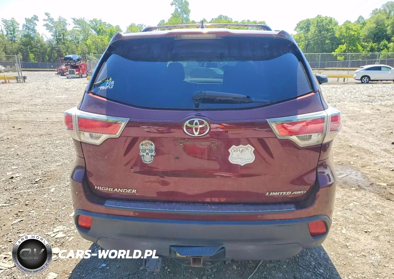 2014 Toyota Highlander Limited VIN:5TDDKRFH2ES035771 - 6