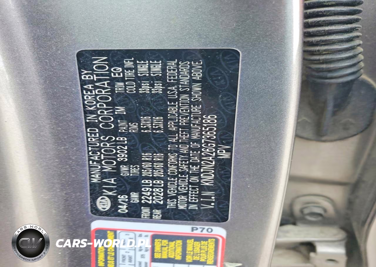 2016 Kia Soul Base VIN:KNDJN2A26G7365186 - 12