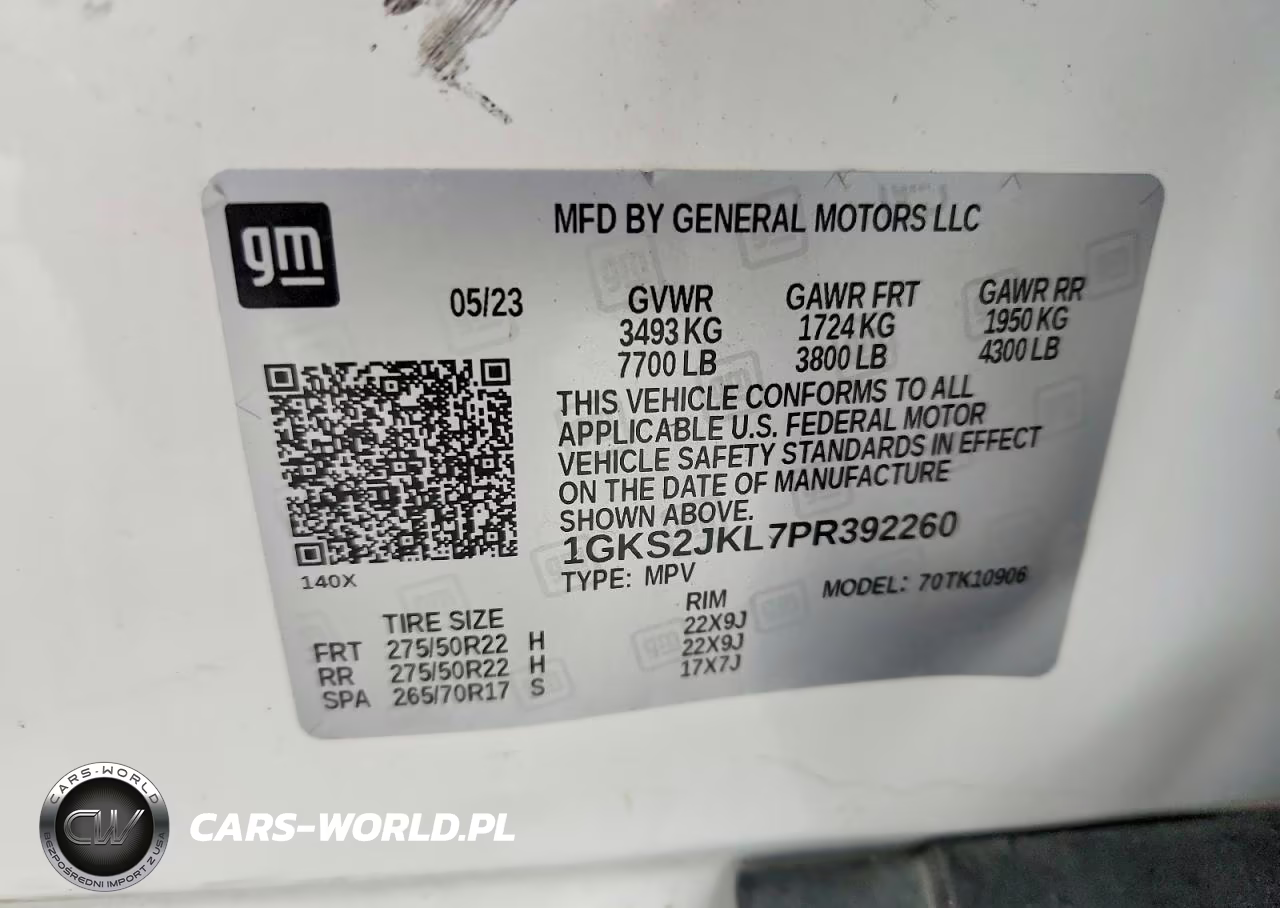 2023 GMC Yukon Xl Denali VIN:1GKS2JKL7PR392260 - 13