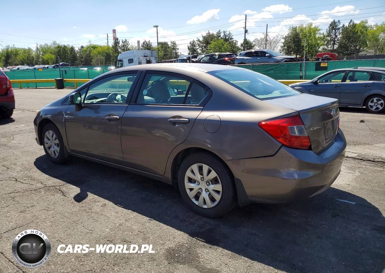 2012 Honda Civic Lx VIN:2HGFB2F51CH588656 - 2