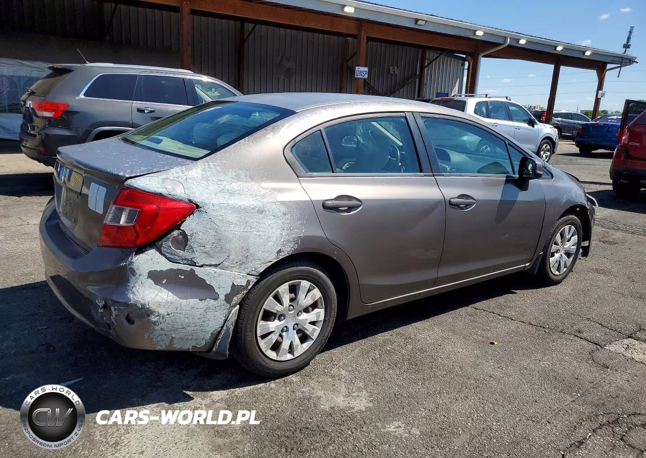 2012 Honda Civic Lx VIN:2HGFB2F51CH588656 - 3