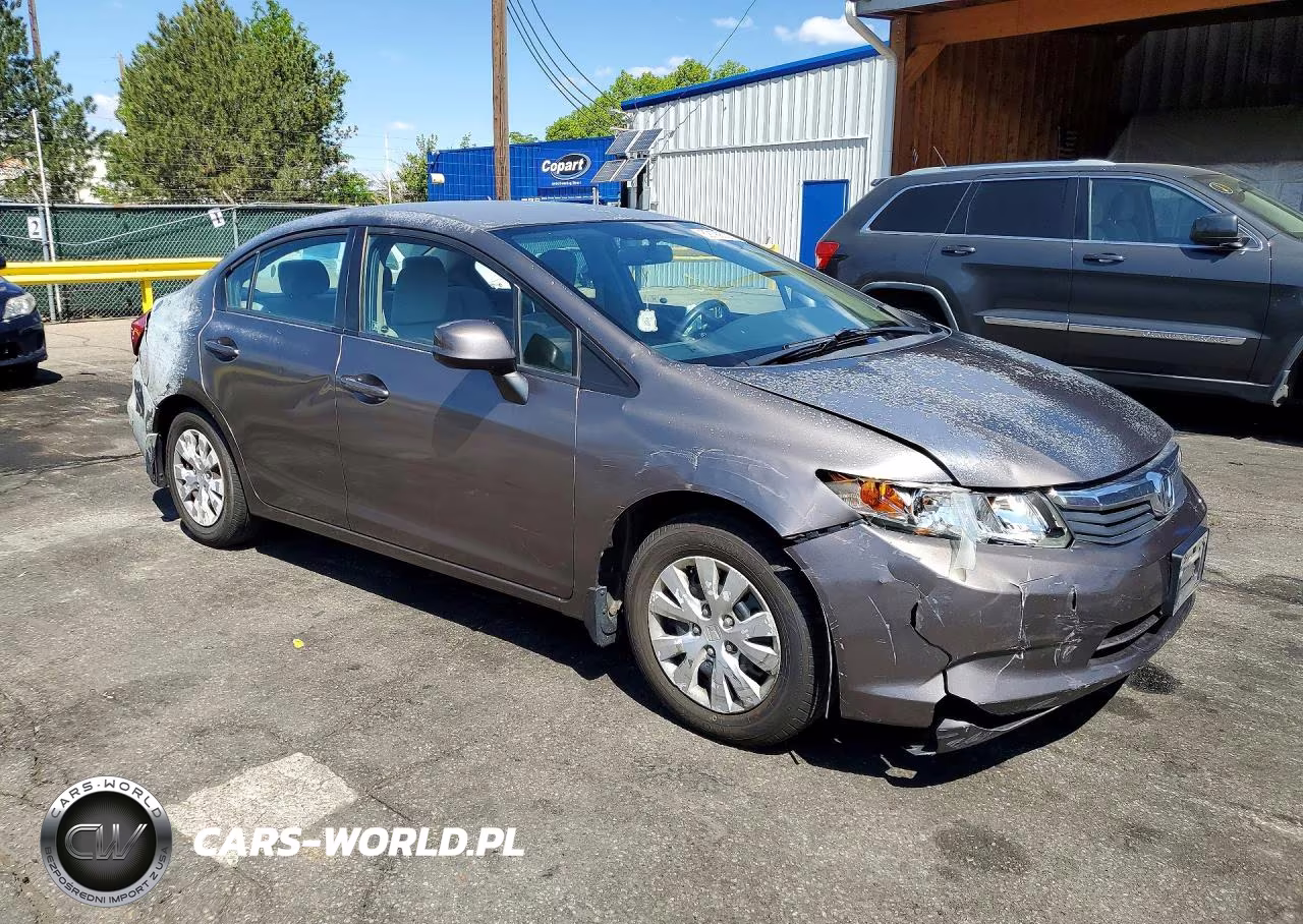 2012 Honda Civic Lx VIN:2HGFB2F51CH588656 - 4