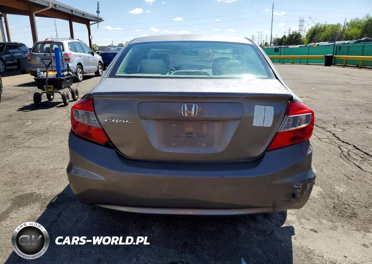 2012 Honda Civic Lx VIN:2HGFB2F51CH588656 - 6
