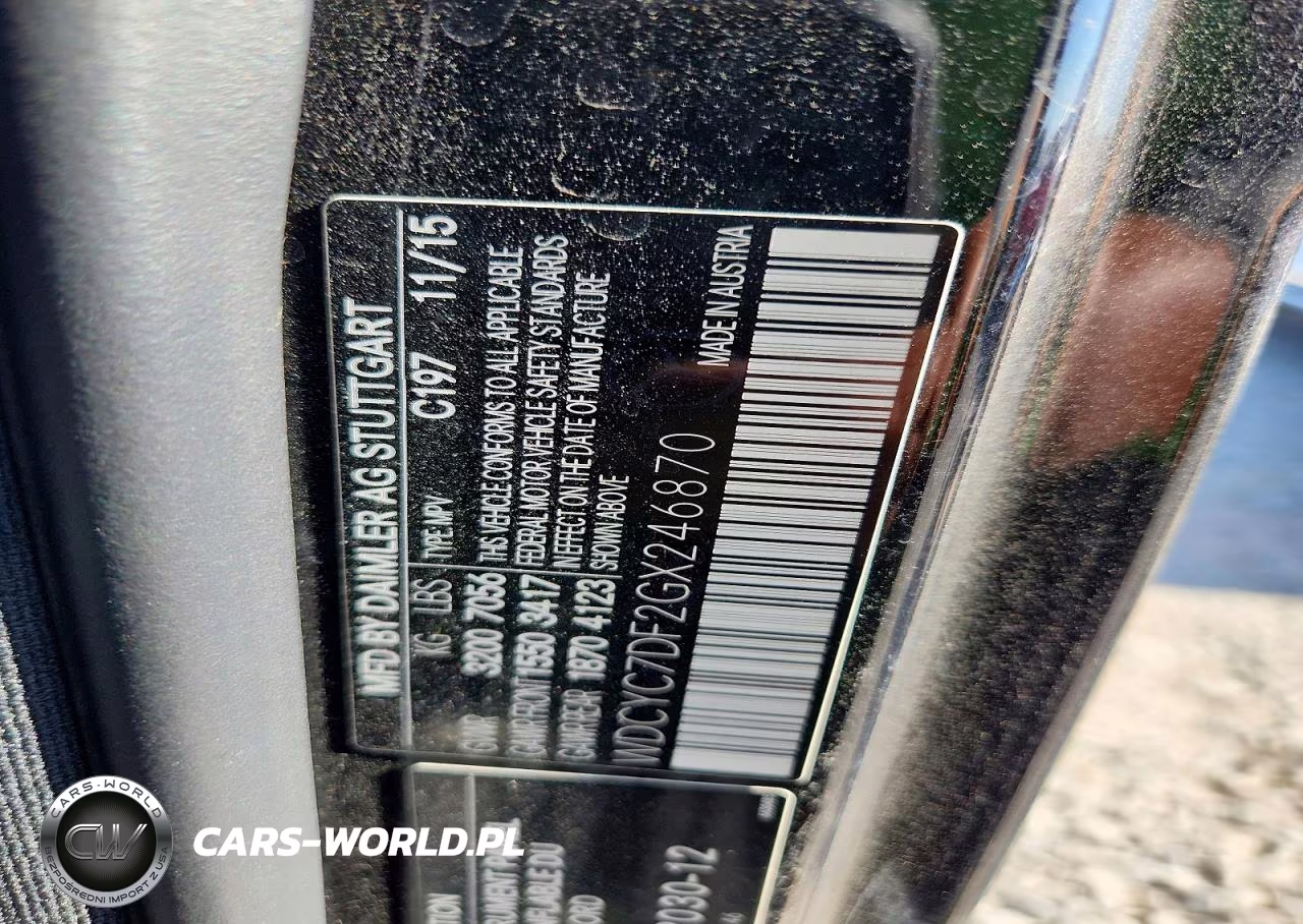 2016 Mercedes-Benz G 63 Amg VIN:WDCYC7DF2GX246870 - 12