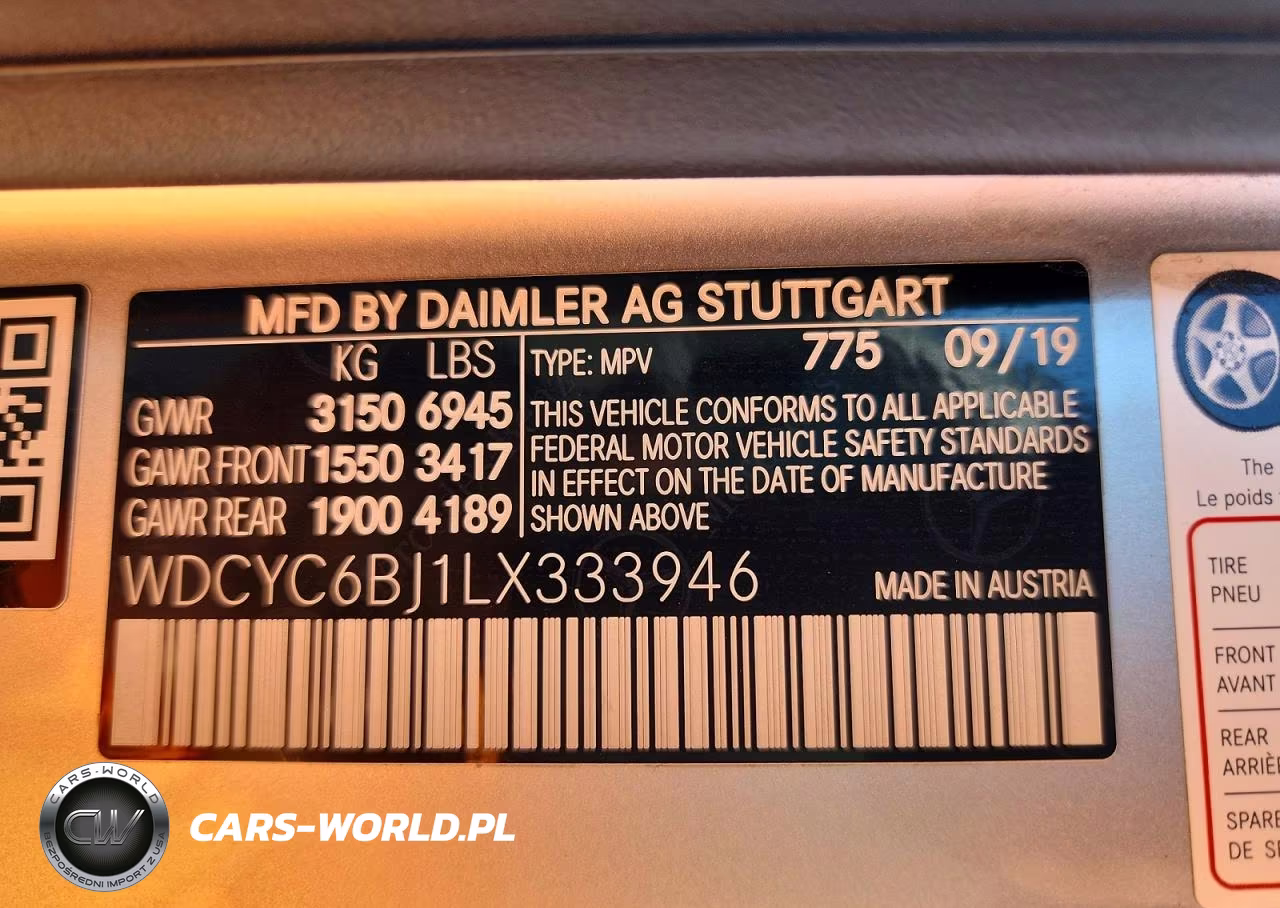 2020 Mercedes-Benz G 550 VIN:WDCYC6BJ1LX333946 - 13