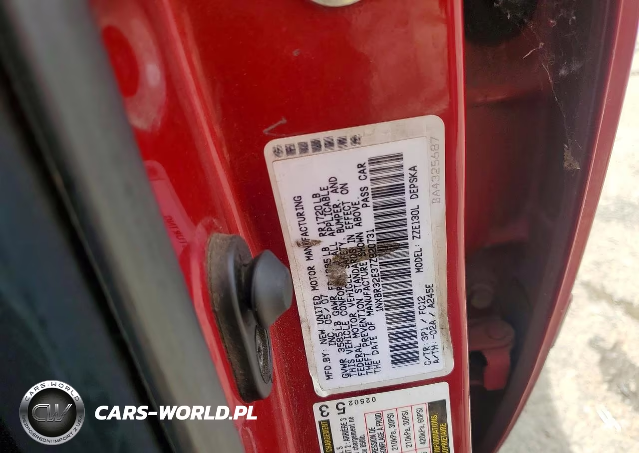 2007 Toyota Corolla S VIN:1NXBR32E37Z920731 - 12