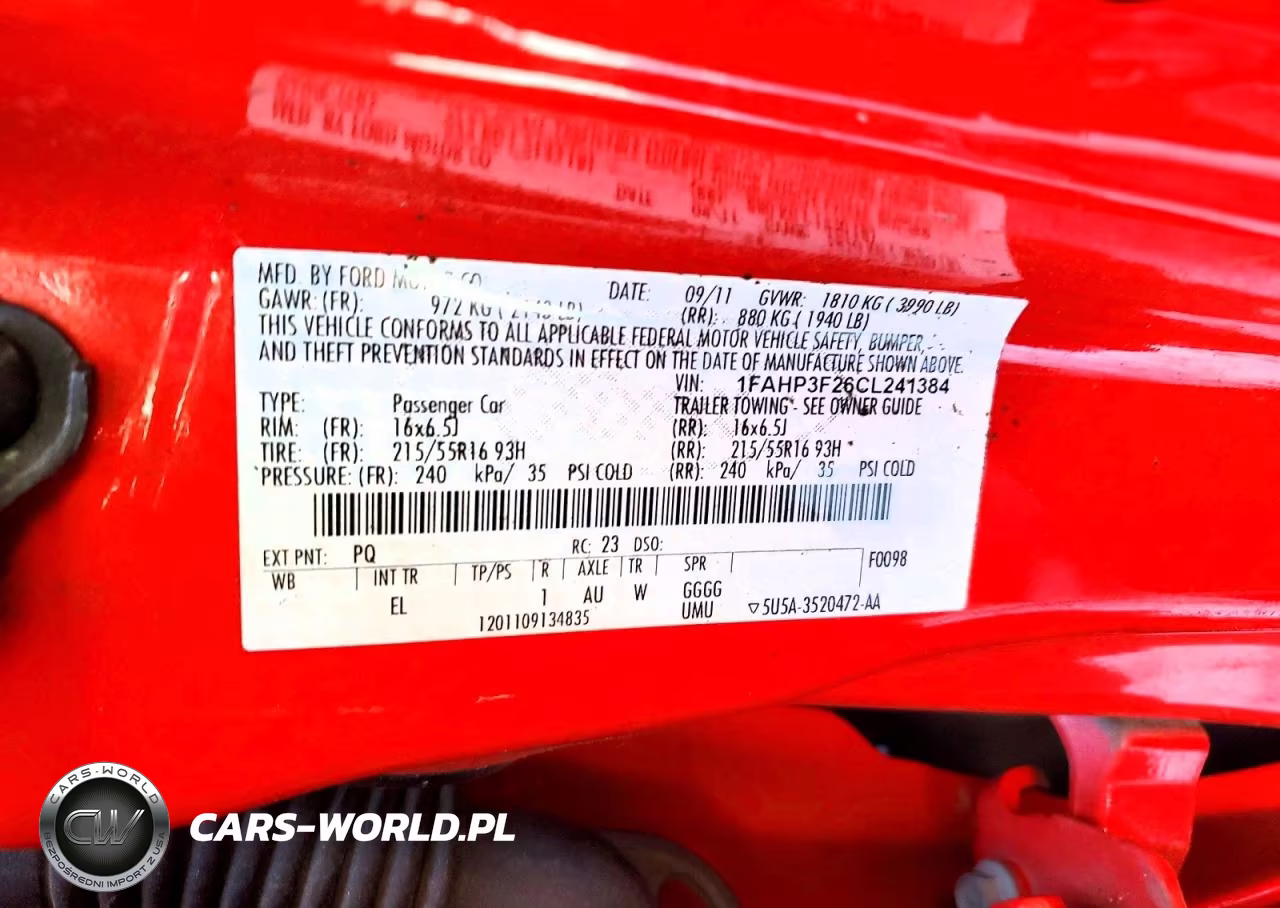 2012 Ford Focus Se VIN:1FAHP3F26CL241384 - 12