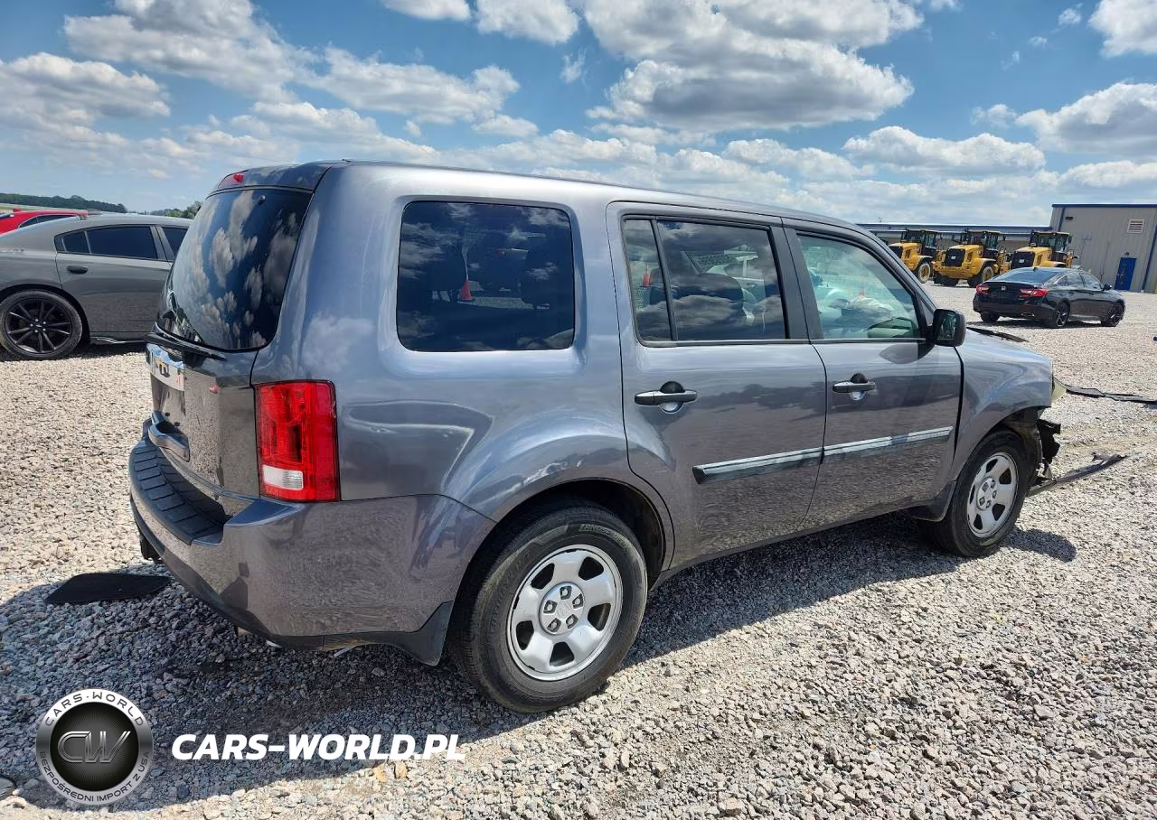 2015 Honda Pilot Lx VIN:5FNYF3H22FB004120 - 3