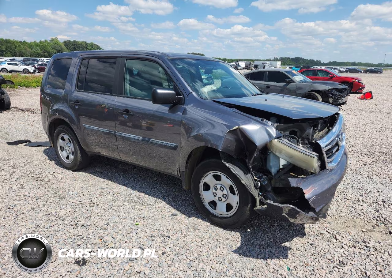 2015 Honda Pilot Lx VIN:5FNYF3H22FB004120 - 4