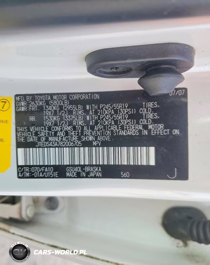 2008 Toyota Highlander Sport VIN:JTEDS43A782006705 - 13