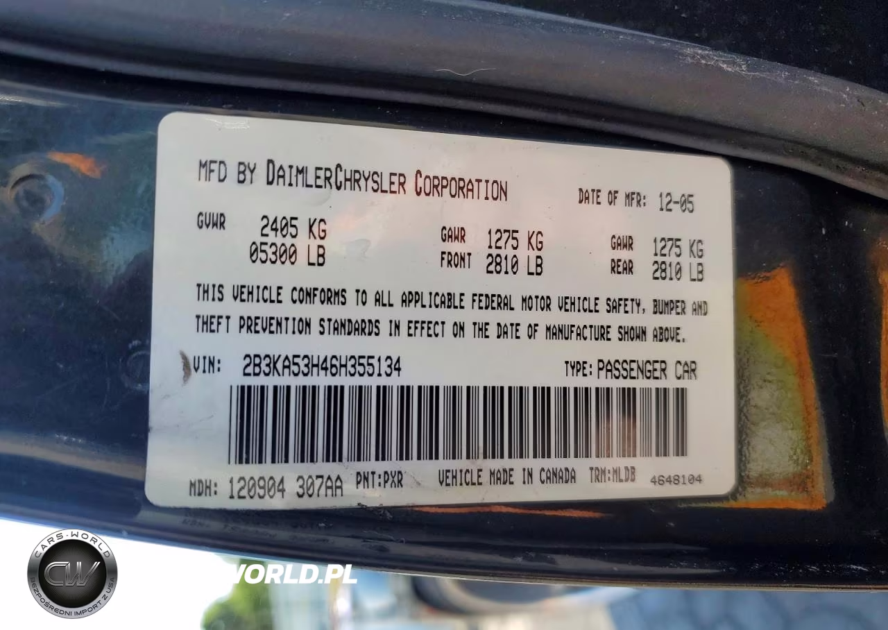 2006 Dodge Charger R VIN:2B3KA53H46H355134 - 13