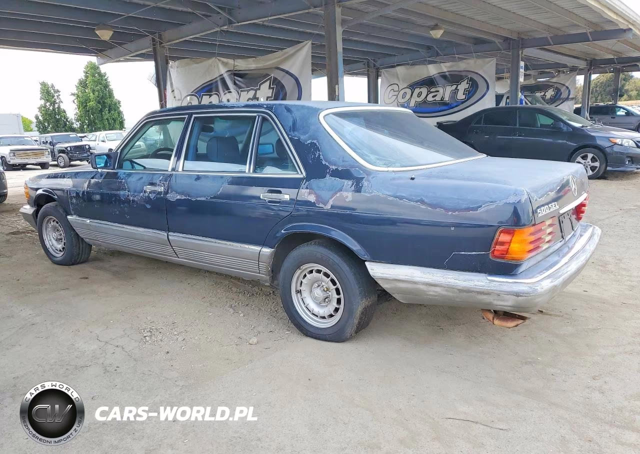 1985 Merz 500-Class VIN:WDBCA37D7FA180969 - 2