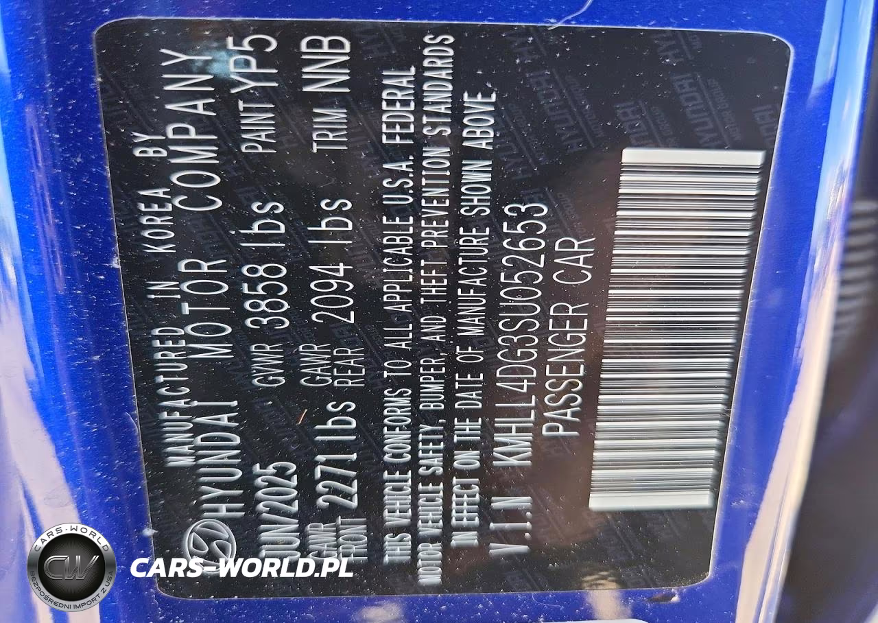 2025 Hyundai Elantra Se VIN:KMHLL4DG3SU052653 - 12