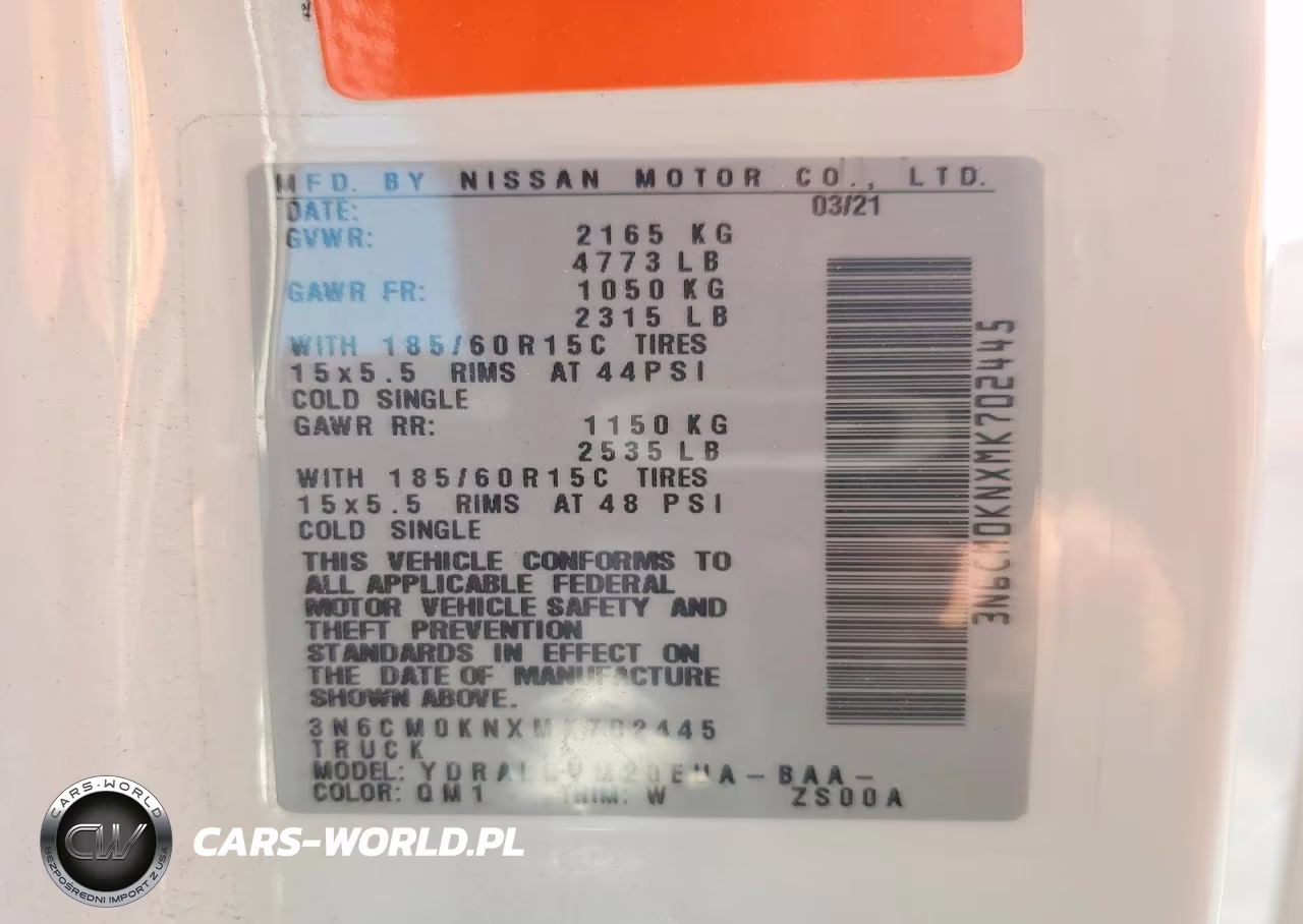 2021 Nissan Nv200 Sv VIN:3N6CM0KNXMK702445 - 13