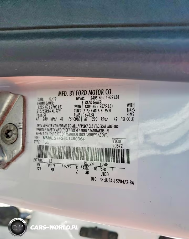 2020 Ford Transit Connect Xlt VIN:NM0LS7F26L1460364 - 13