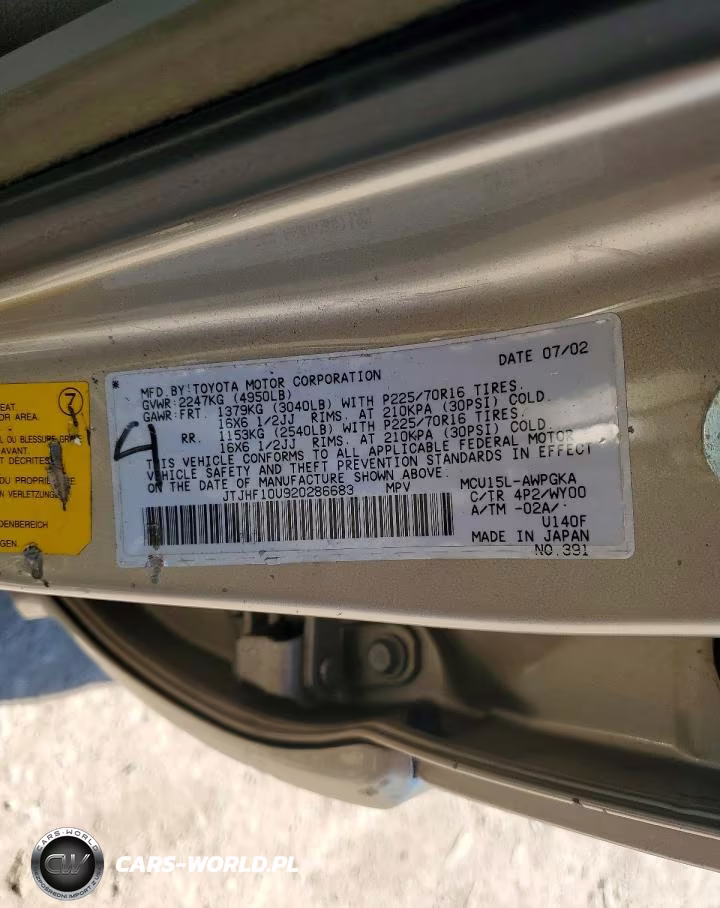 2002 Lexus Rx 300 VIN:JTJHF10U920286683 - 13