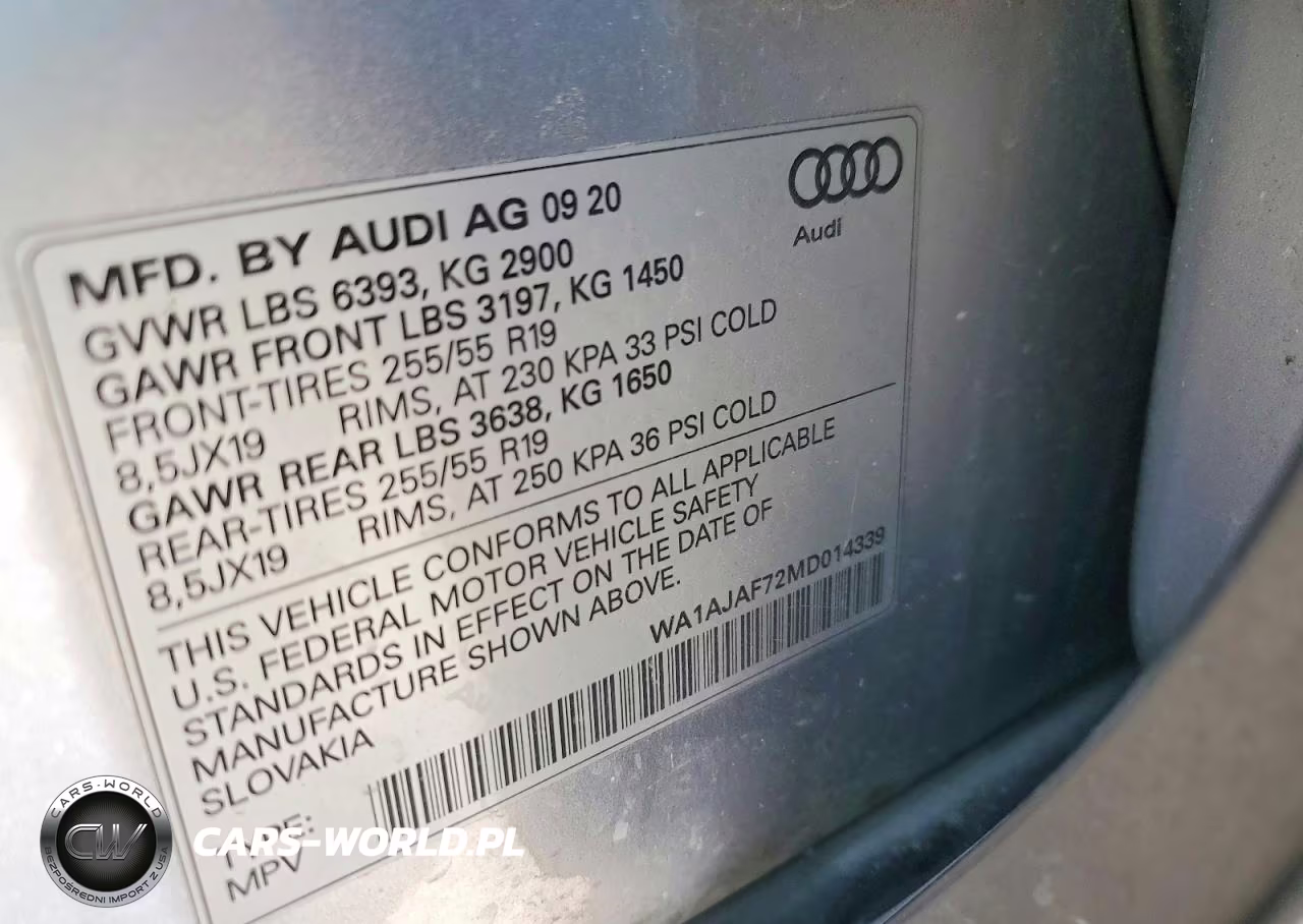 2021 Audi Q7 Premium VIN:WA1AJAF72MD014339 - 13