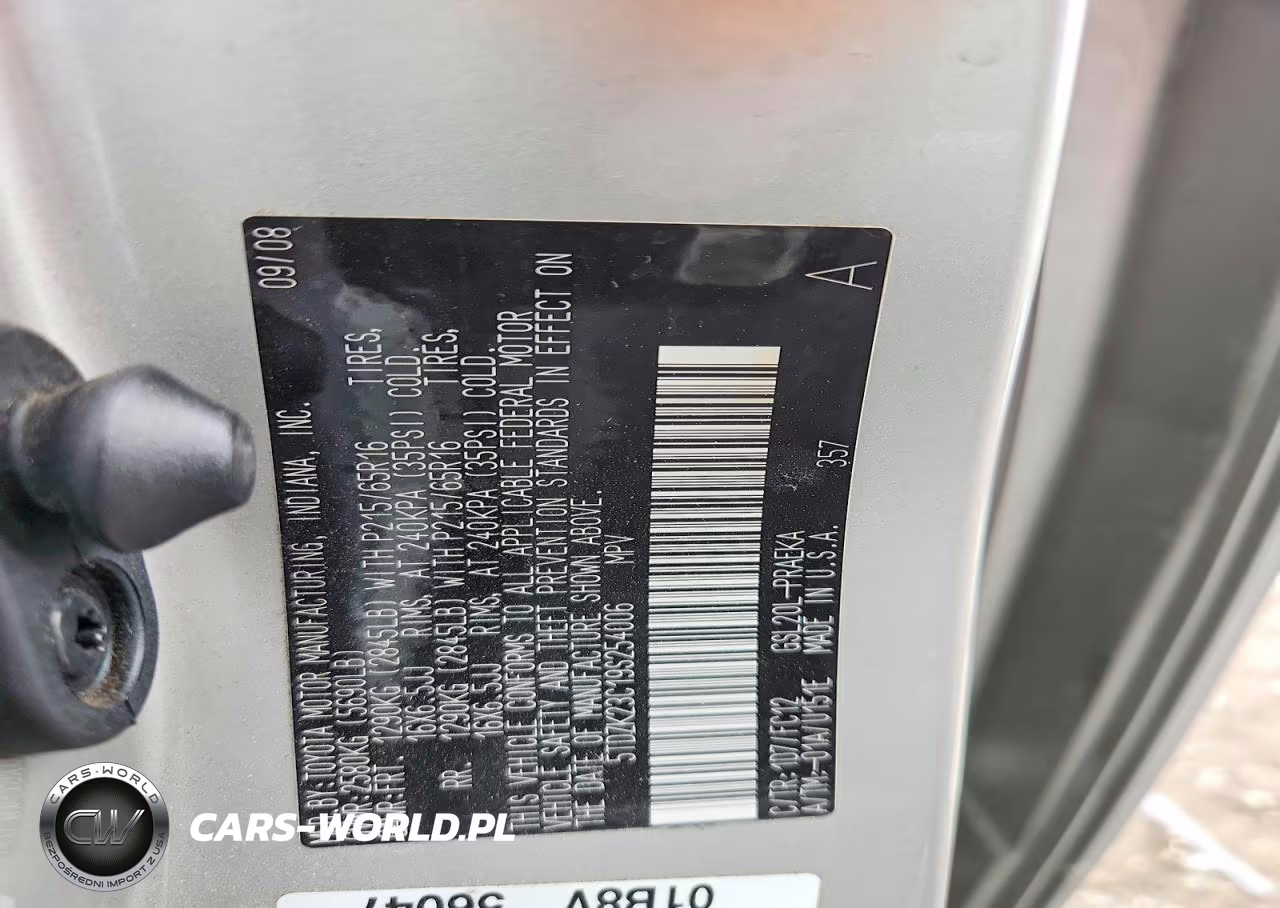 2009 Toyota Sienna Le 8-Passenger VIN:5TDZK23C19S254006 - 14
