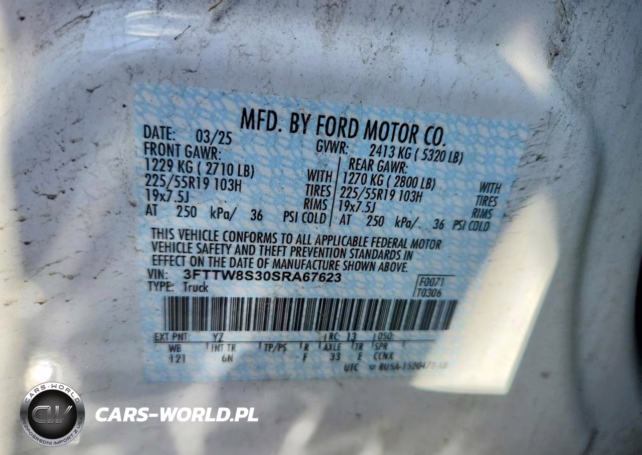 2025 Ford Maverick Lariat VIN:3FTTW8S30SRA67623 - 12