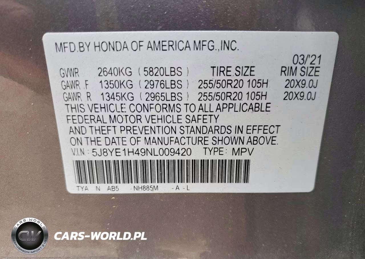2022 Acura Mdx Technology VIN:5J8YE1H49NL009420 - 14