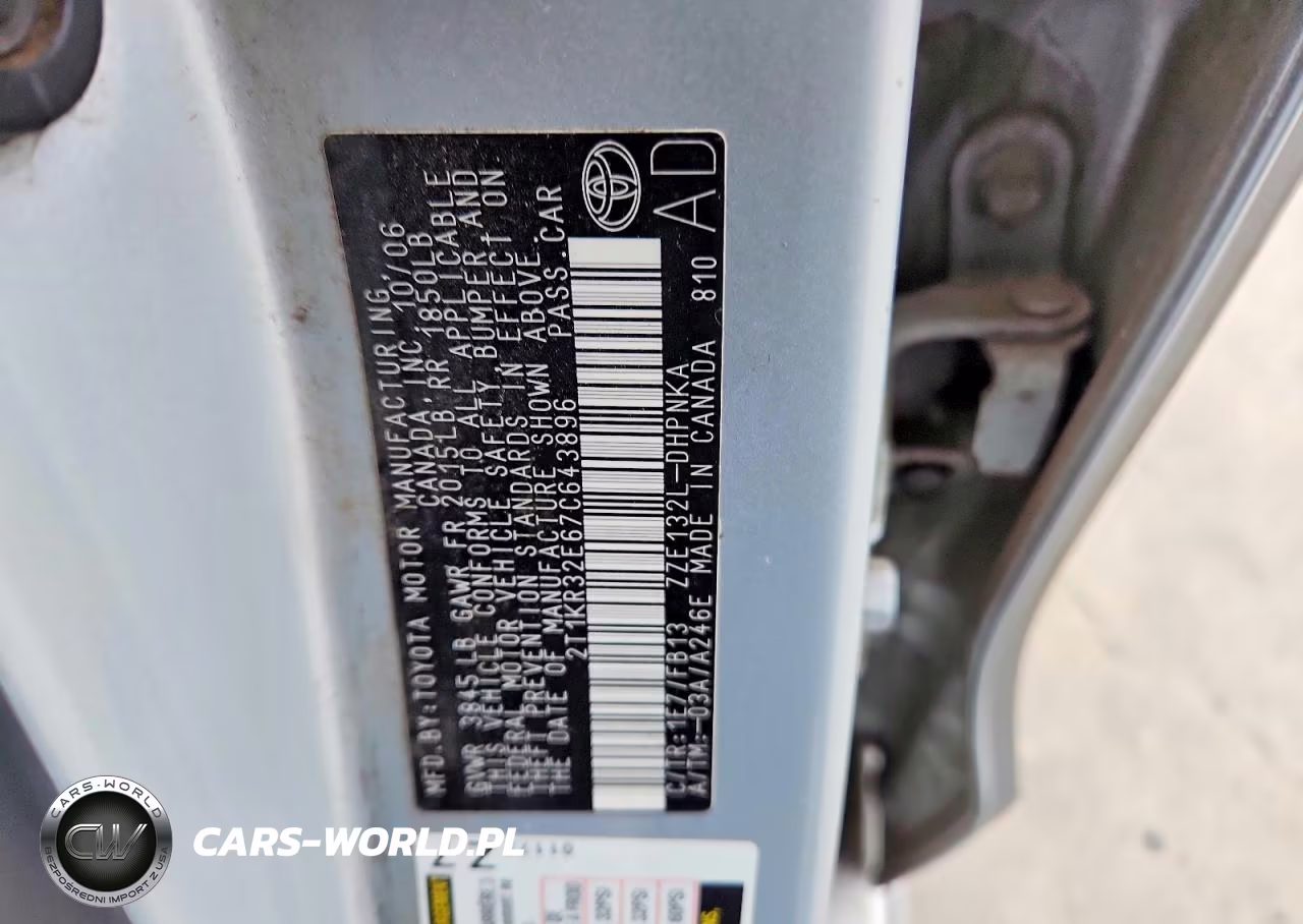 2007 Toyota Matrix Automatic VIN:2T1KR32E67C643896 - 12