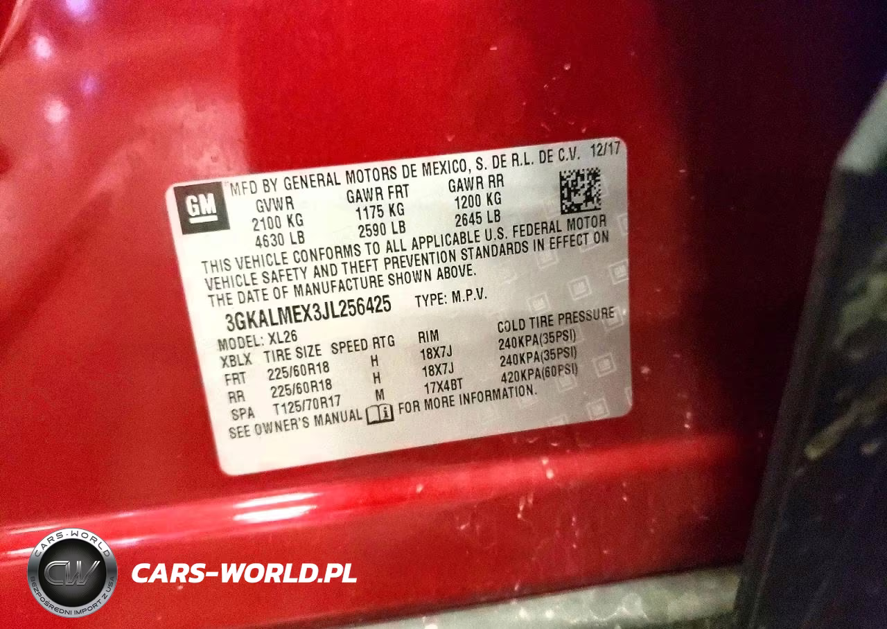2018 GMC Terrain Sle VIN:3GKALMEX3JL256425 - 13